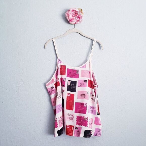 Kate Spade Love Letters Pajama Top - Picture 1 of 7